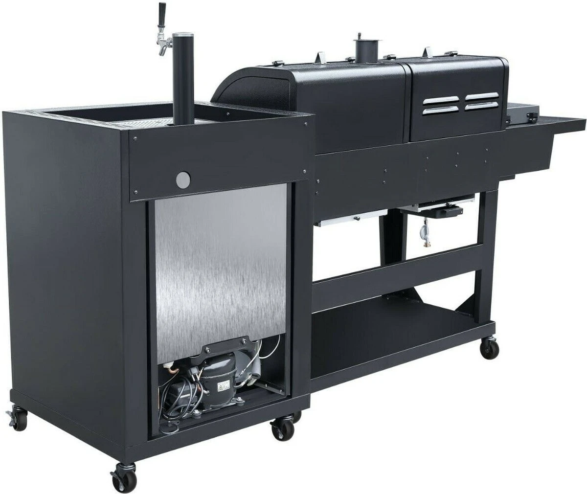 Barbecue Combiné El Fuego 3 En 1 Avec Système De Robinet - Cuisine Extérieure - 146 Kg - Grilles En Fonte - Barbecue - Barbecue 8 Barbecue Combiné El Fuego 3 En 1 Avec Système De Robinet - Cuisine Extérieure - 146 Kg - Grilles En Fonte - Barbecue - Barbecue – Image 8