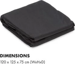 Housse De Protection De Klarstein De Bœuf Klarstein , Housse De Barbecue, Résistant Aux Intempéries, Surface Lavable, Toile Oxford Noire -Grill Feu Maison 1200x1024 2