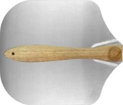 Krumble - Acier Inoxydable - Carrée - Avec Manche En Bois - 64 X 30 Cm (lxl) - Spatule à Pizza - Accessoires Barbecue - Argent - Marron Clair -Grill Feu Maison 1200x1030 3