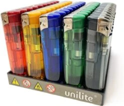 Click Lighters - 100 Pièces - Briquet électronique Unilite - Briquet Rechargeable + 2 Bouteilles De Gaz Gratuites -Grill Feu Maison 1200x1031 2