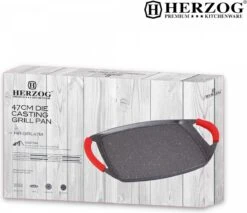 Poêle à Griller Herzog HR- Pan 47 Cm Zwart -Grill Feu Maison 1200x1033