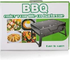 Portable Decopatent BBQ Au Charbon De Bois - Barbecue - Pliable - Barbecue Charbon De Bois - Table Grill - Camping - Plage - Festival - Parc -Grill Feu Maison 1200x1037