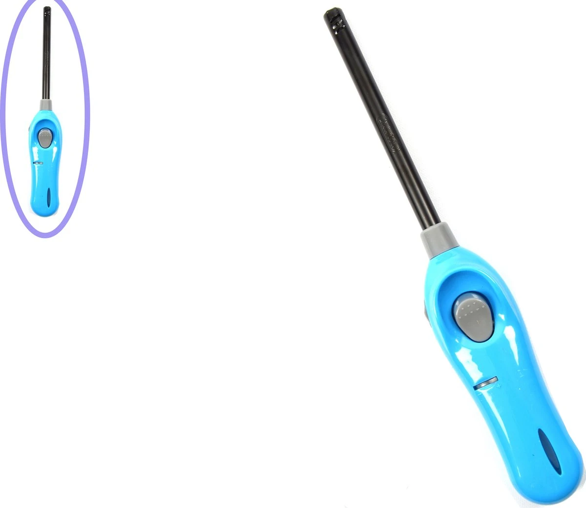 Briquet Avec Protection Enfant - Briquet Barbecue - Paquet De 2x Briquets BBQ Rechargeables| Une Qualité |Protection Enfant/Sécurité Enfant |2x Bleu| 26 Cm Et 21 Cm 2 Briquet Avec Protection Enfant - Briquet Barbecue - Paquet De 2x Briquets BBQ Rechargeables| Une Qualité |Protection Enfant/Sécurité Enfant |2x Bleu| 26 Cm Et 21 Cm – Image 2