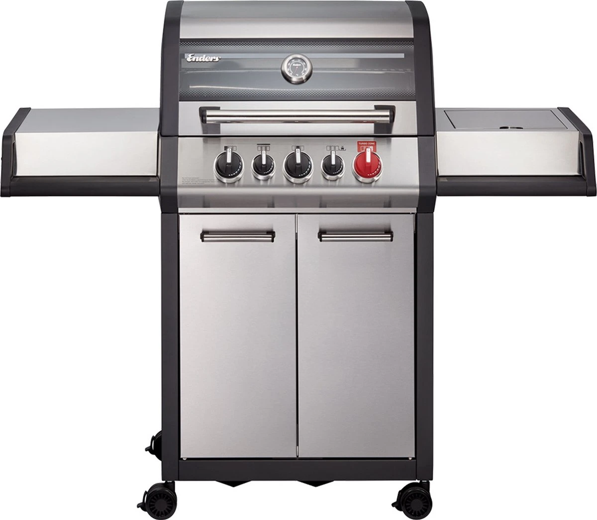 Barbecue à Gaz Enders Monroe Pro 3 SIK Turbo - 56 KG - Inox - Surface De Cuisson 62 × 43 Cm - Matière Grille De Cuisson Fonte émaillée 1 Barbecue à Gaz Enders Monroe Pro 3 SIK Turbo - 56 KG - Inox - Surface De Cuisson 62 × 43 Cm - Matière Grille De Cuisson Fonte émaillée