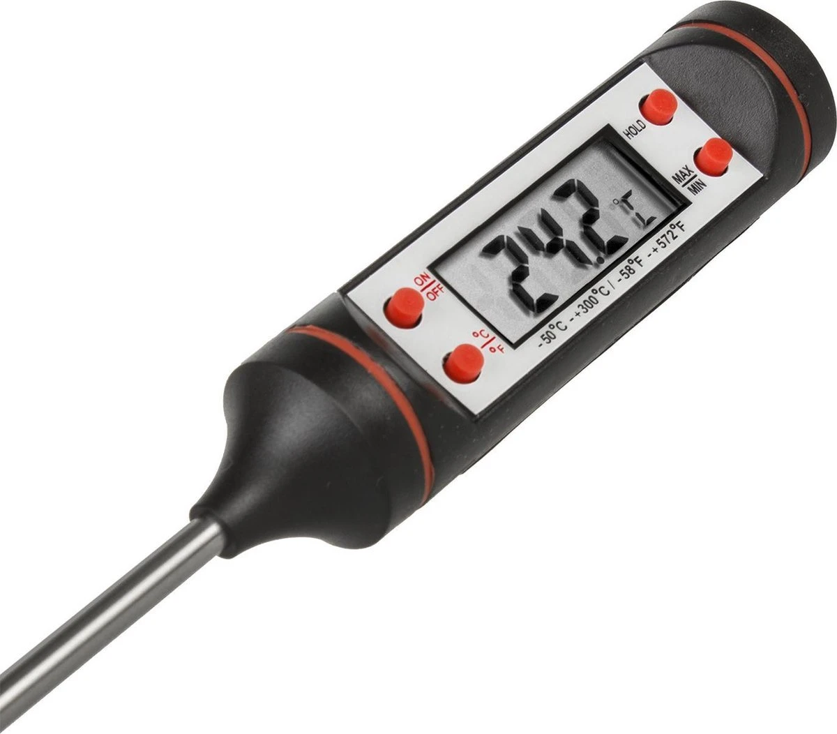 GreenBlue, - Thermomètre / Sonde Pour Aliments / Sonde Longueur 15 Cm / Plage De Température -50 Degrés C à +300 Degrés 4 GreenBlue, - Thermomètre / Sonde Pour Aliments / Sonde Longueur 15 Cm / Plage De Température -50 Degrés C à +300 Degrés – Image 4