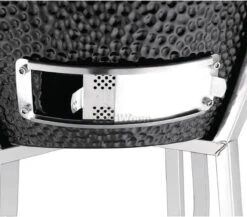 Kamado Medium Landmann Ø 45,7 Cm 18 Pouces Zwart - Avec Roulettes - Avec Thermomètre - Avec Grille De Ventilation - Barbecue Kamado - Barbecue En Céramique - Kamado Large -Grill Feu Maison 1200x1053