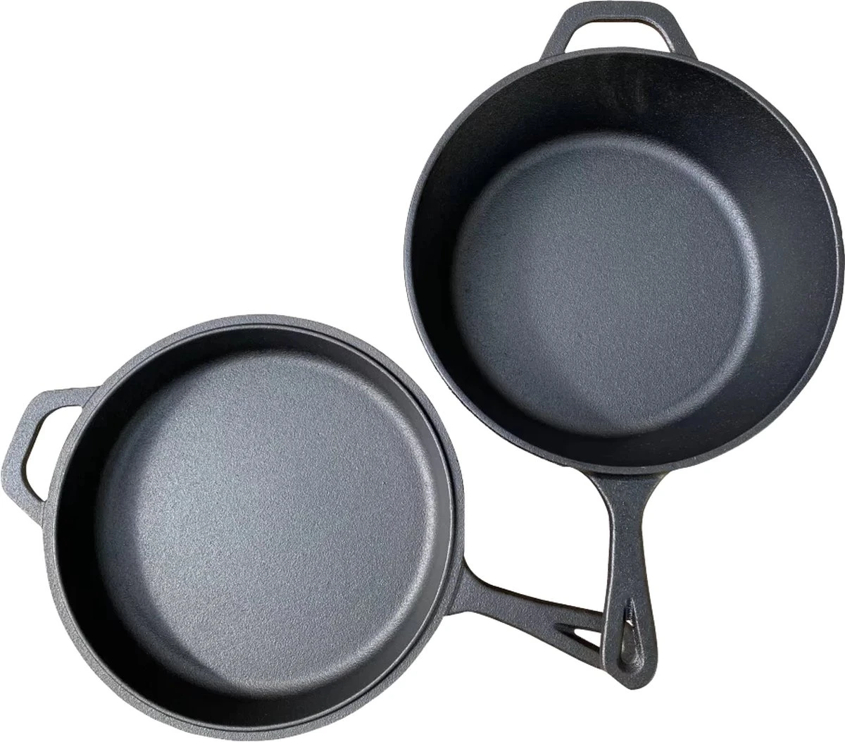 Poêle En Fonte Avec Couvercle - Ensemble De Poêles - Fonte - Accessoires De Vêtements Pour Bébé De BBQ 1 Poêle En Fonte Avec Couvercle - Ensemble De Poêles - Fonte - Accessoires De Vêtements Pour Bébé De BBQ