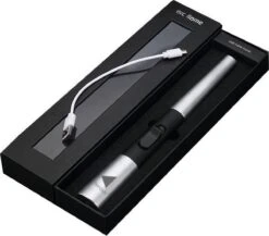 Briquet électrique Long Rechargeable - Briquet Plasma Durable - Briquet De Luxe - Comprend Un Emballage Cadeau - BBQ - Bougies - Argent -Grill Feu Maison 1200x1053 5