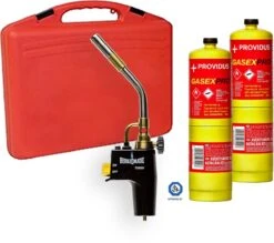 Bernzomatic Bernzomatic Avec Brûleur TS8000 Et 2 Bouteilles De Gaz MAP- Pro - Sans Accessoires à Souder