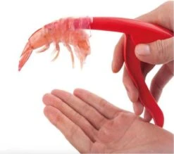 Éplucheur De Crevettes Fort - Tang De Crevettes - Éplucheur / Tang Gamba - Crevettes - Éplucheurs De Crevettes - Rouge