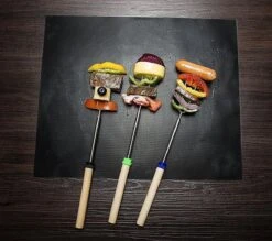 Tapis De Barbecue Sandesen®, 3 Pièces Sur Un Rouleau, Revêtement Antiadhésif, Faciles à Nettoyer Et Réutilisables. Barbecue - Tapis De Grill. Noir, Taille 40x33 Cm -Grill Feu Maison 1200x1062 4