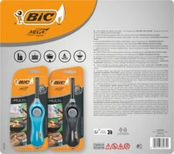 Briquet à Gaz Multifonction BIC Megalighter Pour BBQ Et Bougies - 4 Pièces - Briquet Long - Sécurité Enfant -Grill Feu Maison 1200x1065 3
