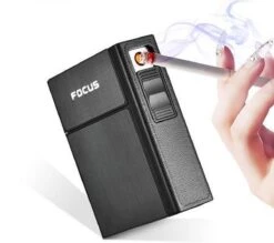 Boîte Porte-cigarettes Avec Briquet USB Rechargeable électronique, Sans Flamme, Coupe-vent, Couleur Argent, Pour 20 Cigarettes 14 Boîte Porte-cigarettes Avec Briquet USB Rechargeable électronique, Sans Flamme, Coupe-vent, Couleur Argent, Pour 20 Cigarettes -Grill Feu Maison 1200x1066 2