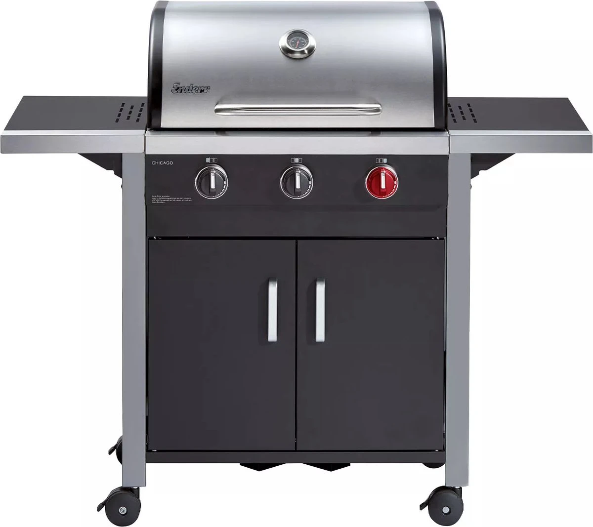 Barbecue à Gaz Enders Chicago 3 R Turbo - Brander 3 + 1 Zone Turbo - Zone Turbo- Acier Inoxydable - Allumage Piezo - 37,5 KG - Gaz - Barbecue à Gaz 1 Barbecue à Gaz Enders Chicago 3 R Turbo - Brander 3 + 1 Zone Turbo - Zone Turbo- Acier Inoxydable - Allumage Piezo - 37,5 KG - Gaz - Barbecue à Gaz
