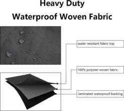 Housse De BBQ Ronde étanche - 84 Cm X 77 Cm - Housse De Protection Pour BBQ - Accessoires De Barbecue - Convient Pour Kamado, Big Green Egg, Grill Guru, The Bastard, Patton, Weber -Grill Feu Maison 1200x1068 4