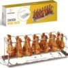 PROKING Support Ailes De Poulet - Accessoires De Vêtements Pour Bébé BBQ - Support Poulet BBQ - Four Support Poulet - Plateau De Collecte Inclus - Acier Inoxydable