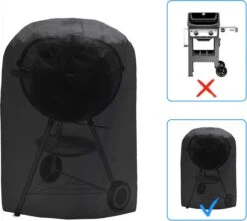 COVER UP HOC Housse Barbecue Ronde - 65x80 Cm - Housse Barbecue - Housse Barbecue Ronde RED LABEL -Grill Feu Maison 1200x1072 1