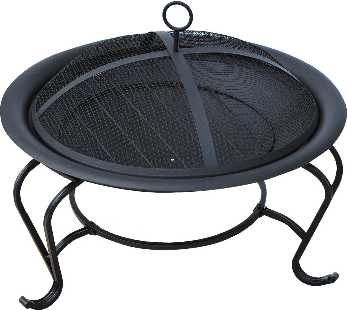 Outsunny Fire Bol Cheminée Foyer Pour Charbon De Bois Avec Protection Contre Les étincelles Rond 842-024 6 Outsunny Fire Bol Cheminée Foyer Pour Charbon De Bois Avec Protection Contre Les étincelles Rond 842-024 – Image 6