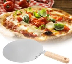 Pelle à Pizza Ronde Inox - Pour BBQ Ou Four - Manche En Bois - Diamètre ø25,5cm -Grill Feu Maison 1200x1076 1