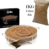 GrillX Générateur De Fumée Froide Avec 1 Kg Aulne Smoke Moth - 4 Litres - Smokerbox - Smokebox En Acier Inoxydable - Générateur De Fumée - Fumage à Froid - Accessoires De BBQ