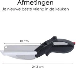 Ciseaux De Cuisine - Ciseaux à Légumes - Avec Planche à Découper - 24 Cm - Zwart -Grill Feu Maison 1200x1080 1