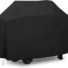 LAUWG - Housse étanche Pour BBQ , Robuste, Grand Gril, 3 - 4 Brûleurs à Gaz, Coupe-vent, Résistant Aux Déchirures, Extérieur, Pour Weber, Brinkmann, Char-Broil (145 X 61 X 117 Cm)