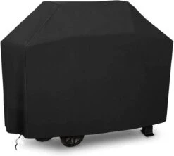 LAUWG - Housse étanche Pour BBQ , Robuste, Grand Gril, 3 - 4 Brûleurs à Gaz, Coupe-vent, Résistant Aux Déchirures, Extérieur, Pour Weber, Brinkmann, Char-Broil (145 X 61 X 117 Cm)