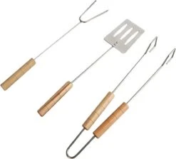 3pcs Set D'ustensiles De Gril En Acier Inoxydable Pinces à Fourchette De Barbecue Spatule à Griller - Outil De Gril De Barbecue Multifonction Portable Outils De Cuisine - Zwart -Grill Feu Maison 1200x1082 2