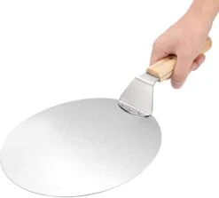 Pelle à Pizza Ronde Inox - Pour BBQ Ou Four - Manche En Bois - Diamètre ø25,5cm -Grill Feu Maison 1200x1084 4