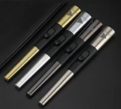 Briquet électrique Long Rechargeable - Briquet Plasma Durable - Briquet De Luxe - Comprend Un Emballage Cadeau - BBQ - Bougies - Grijs -Grill Feu Maison 1200x1089 6