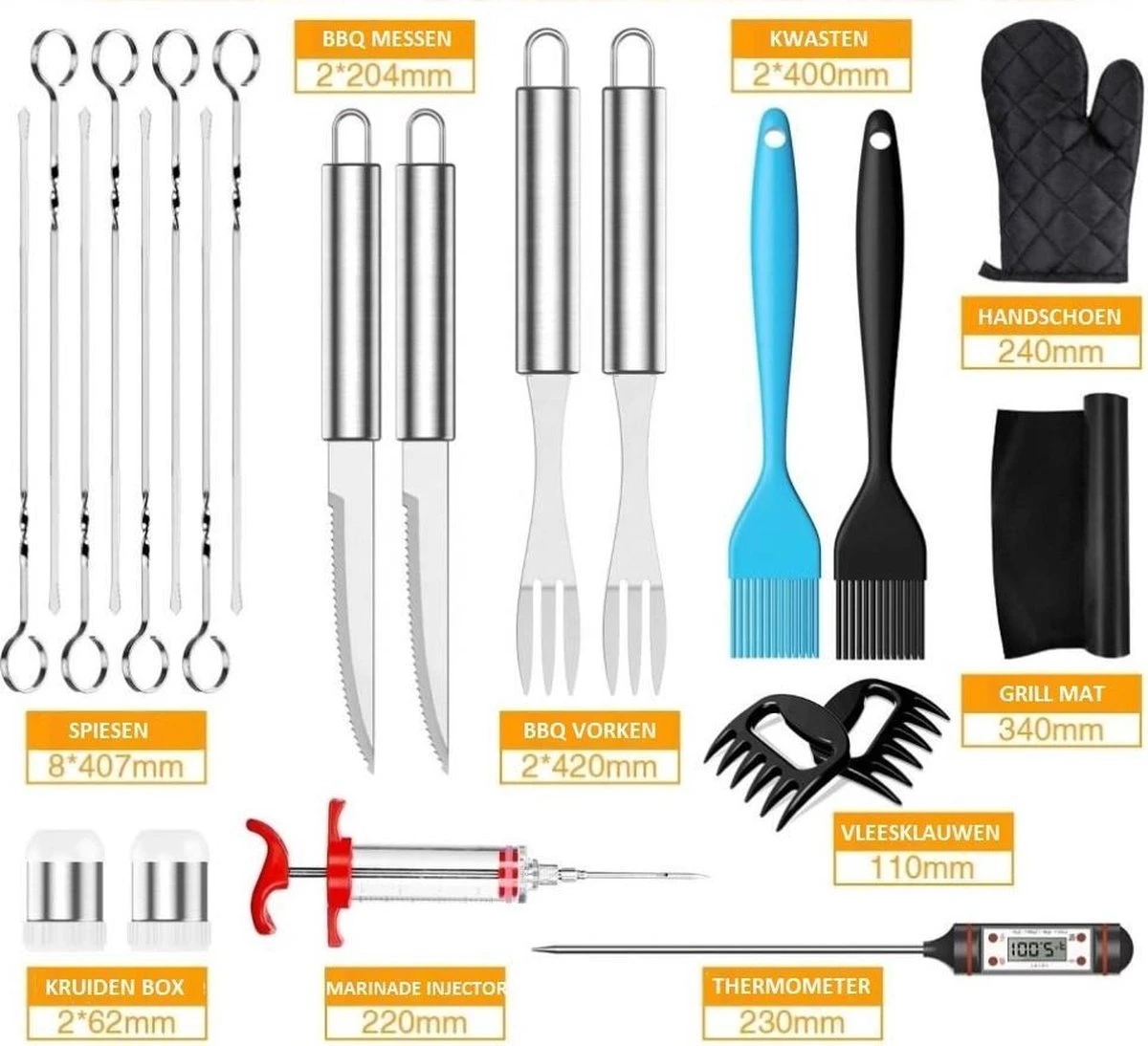 Couteau à Huîtres Avec Gants Résistants Aux Gants Et Plateau En Bamboe - Huîtres à Ouverture Sûre - Gants Résistants Aux Gants - Accessoires De Vêtements Pour Bébé De Cuisine 7 Couteau à Huîtres Avec Gants Résistants Aux Gants Et Plateau En Bamboe - Huîtres à Ouverture Sûre - Gants Résistants Aux Gants - Accessoires De Vêtements Pour Bébé De Cuisine – Image 7