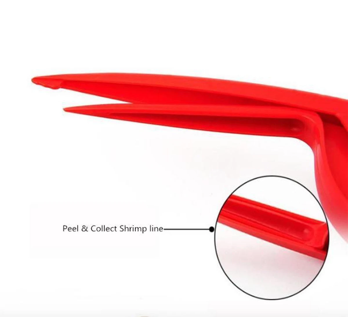 Éplucheur De Crevettes Fort - Tang De Crevettes - Éplucheur / Tang Gamba - Crevettes - Éplucheurs De Crevettes - Rouge 2 Éplucheur De Crevettes Fort - Tang De Crevettes - Éplucheur / Tang Gamba - Crevettes - Éplucheurs De Crevettes - Rouge – Image 2