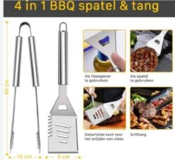 Beautiful BBQ Set Inox Long BBQ Pinces - Fourchette - Pinces à Viande - Top Produit 8 Beautiful BBQ Set Inox Long BBQ Pinces - Fourchette - Pinces à Viande - Top Produit -Grill Feu Maison 1200x1098 3