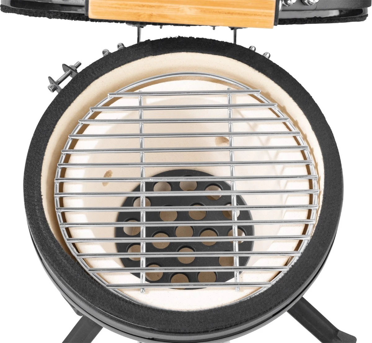 GRILLMEISTER Grill Egg Barbecue En Céramique - Grillez Les Plats De Barbecue Les Plus Délicieux Avec Ce Barbecue En Céramique ! - Surface Du Gril : Ø26,5 Cm - Plage De Température : 110-370 °C (avec Une Chaleur Uniforme Et Durable) 3 GRILLMEISTER Grill Egg Barbecue En Céramique - Grillez Les Plats De Barbecue Les Plus Délicieux Avec Ce Barbecue En Céramique ! - Surface Du Gril : Ø26,5 Cm - Plage De Température : 110-370 °C (avec Une Chaleur Uniforme Et Durable) – Image 3