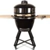 Patton - Kamado 21 - Premium Black - Barbecue En Céramique - Avec Indicateur De Température à Cœur Bluetooth - éclairage LED - Grand Modèle - Complet - Noir