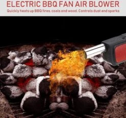 Ventilateur De BBQ Portable - Ventilateur D'air Pour Le Camping - Ventilateur De BBQ En Plastique - Démarreur De BBQ 22,8 X 8,1 X 4,9 Cm - Électrique Avec Cordon -Grill Feu Maison 1200x1123 4