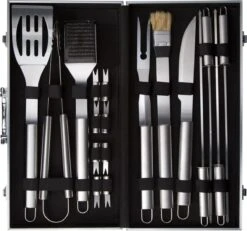 Ensemble D'outils De Barbecue De Luxe Tectake Pour Barbecue - 18 Pièces -Grill Feu Maison 1200x1124 3