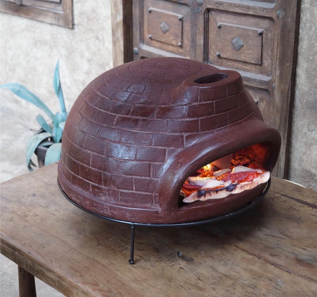 Sol-y-Yo Four à Pizza Mexicain En Pierre Au Feu De Bois Venice XL Avec Housse De Protection 68CM 3 Sol-y-Yo Four à Pizza Mexicain En Pierre Au Feu De Bois Venice XL Avec Housse De Protection 68CM – Image 3