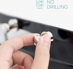 Navaris Set De 9 Crochet Magnétiques Pour BBQ - Set Accessoires De Cuisine Sur Barbecue Ou Gril - Aimants Puissants Pour Suspendre Des Utilitaires -Grill Feu Maison 1200x1129 4