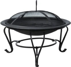Outsunny Fire Bol Cheminée Foyer Pour Charbon De Bois Avec Protection Contre Les étincelles Rond 842-024 13 Outsunny Fire Bol Cheminée Foyer Pour Charbon De Bois Avec Protection Contre Les étincelles Rond 842-024 -Grill Feu Maison 1200x1133 2