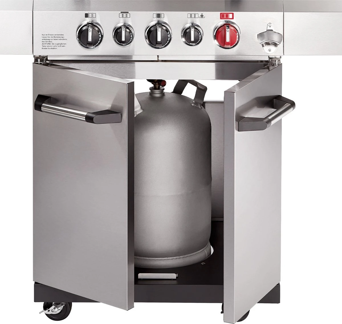 Barbecue à Gaz Enders Kansas II Pro 3 SIK Turbo - Grijs - Surface De Cuisson 60x45 Cm - 3 Brûleurs Principaux + Brûleur Latéral + Brûleur Arrière - Barbecue 9 Barbecue à Gaz Enders Kansas II Pro 3 SIK Turbo - Grijs - Surface De Cuisson 60x45 Cm - 3 Brûleurs Principaux + Brûleur Latéral + Brûleur Arrière - Barbecue – Image 9