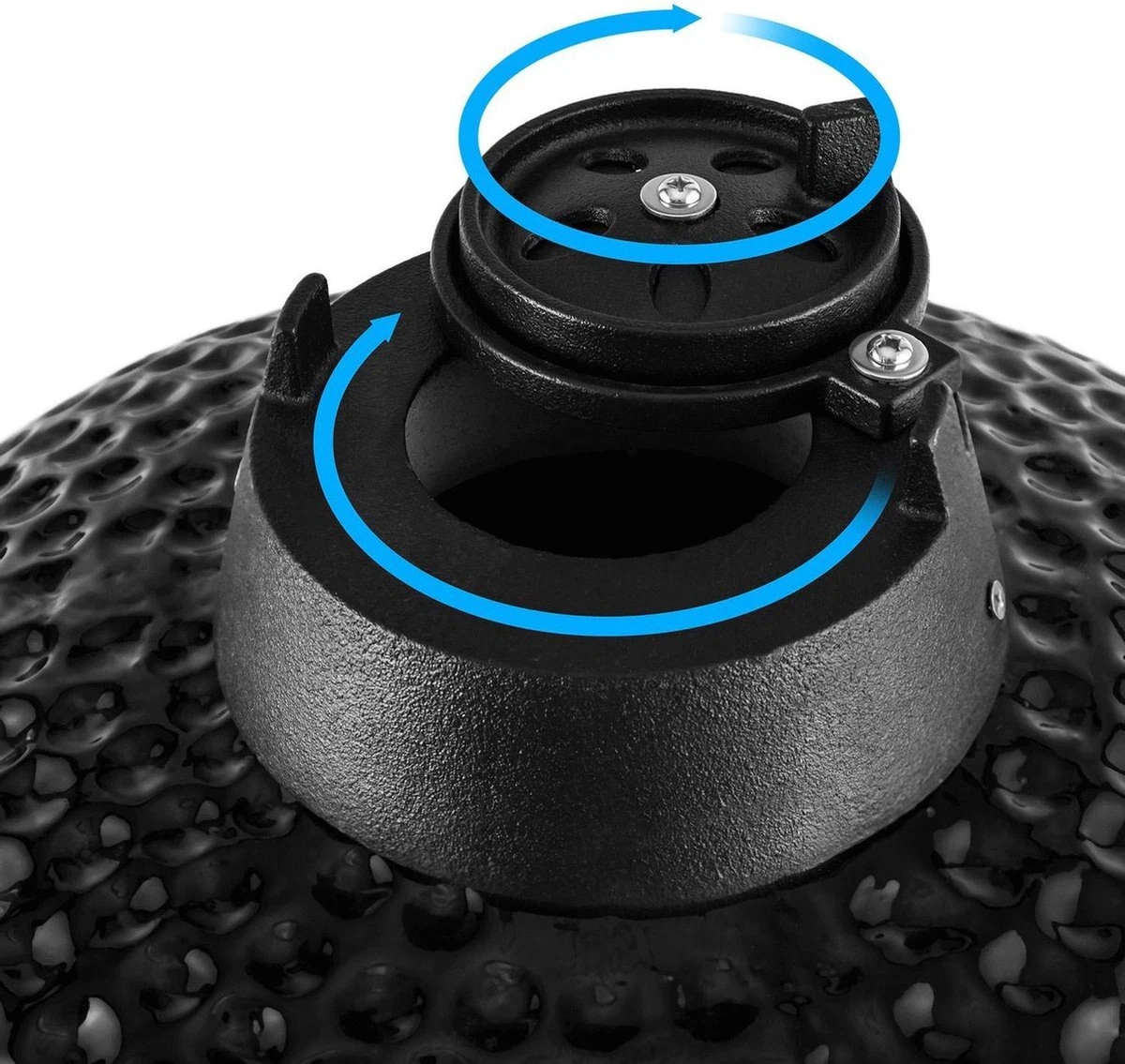 Patton - Kamado 16 - Premium Black - Barbecue En Céramique - Avec Indicateur De Température à Cœur Bluetooth - éclairage LED - Moyen - Complet - Noir 17 Patton - Kamado 16 - Premium Black - Barbecue En Céramique - Avec Indicateur De Température à Cœur Bluetooth - éclairage LED - Moyen - Complet - Noir – Image 17