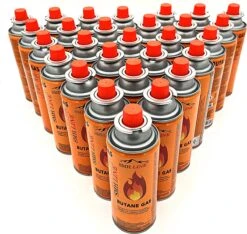 Bouteilles De Gaz Pour Cuisinière Unilight - 24 Pièces - Gaz Butane - Cartouche De Gaz Cartouches De Gaz Butane - Bouteilles De Gaz Pour Réchaud De Camping 24x Cartouches De Gaz (forfait Avantage)