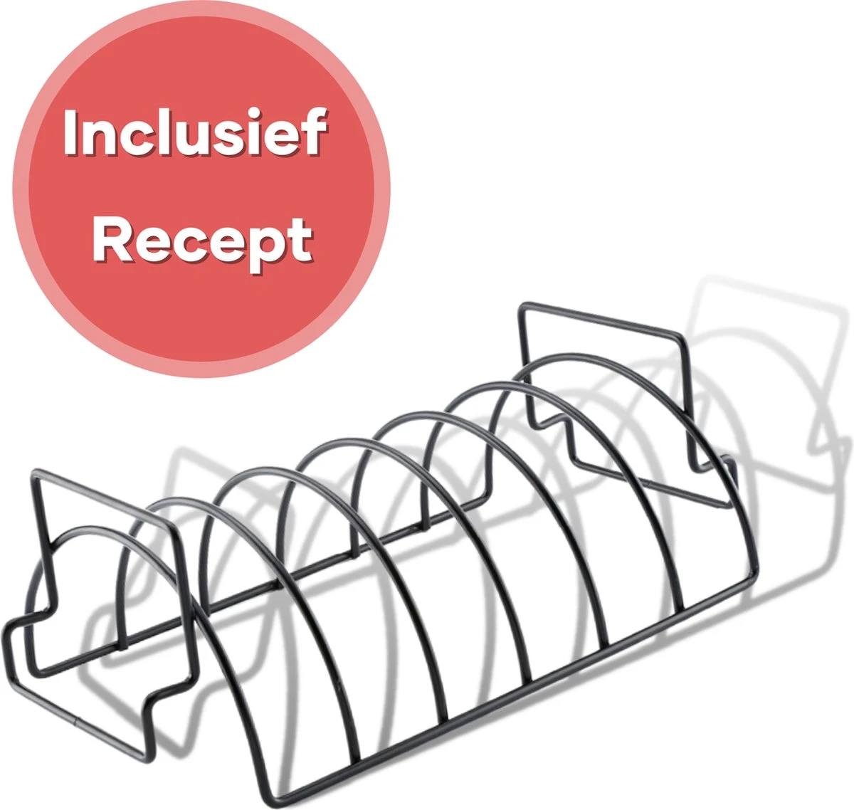 Support à Barbecue PROKING Sparerib – Accessoires De Vêtements Pour Bébé Pour BBQ – Y Compris Recette De Sparerib – Couche Antiadhésive – 35 X 19,5 X 11,5 CM 1 Support à Barbecue PROKING Sparerib – Accessoires De Vêtements Pour Bébé Pour BBQ – Y Compris Recette De Sparerib – Couche Antiadhésive – 35 X 19,5 X 11,5 CM