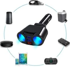 Répartiteur D'allume-cigare De Voiture - Entrée USB De Voiture - 2 Prises De Cigarette - Chargeur De Voiture - Répartiteur 12 V - Chargeur De Voiture USB 11 Répartiteur D'allume-cigare De Voiture - Entrée USB De Voiture - 2 Prises De Cigarette - Chargeur De Voiture - Répartiteur 12 V - Chargeur De Voiture USB -Grill Feu Maison 1200x1144 8