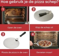 YUGN Pelle à Pizza Spatule à Pizza - Pelle à Pizza Pour BBQ Et Pelle à Pizza Pour Four - Pelle à Pizza 30 Cm Et En Acier Inoxydable - Idéale également Comme Cuillère à Gâteau -Grill Feu Maison 1200x1146 2