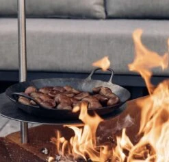 Table De Cheminée Triple Höfats - Acier Inoxydable - Ø35 Cm - Argent -Grill Feu Maison 1200x1147 3