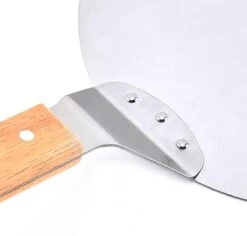 Pelle à Pizza De Luxe Pizza Fraîche - Acier Inoxydable 30CM - Grande Pelle à Pizza Pour Four Ou BBQ - Manche En Bois - Spatule à Pizza Pour Pizza Au Four Maison -Grill Feu Maison 1200x1148