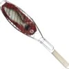 WiseGoods Premium Fish Grill Grille - Accessoires De Vêtements Pour Bébé BBQ - Grille De Barbecue - Barbecue - Grille De Barbecue En Fer - Avec Poignée 57 Cm