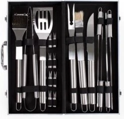 Ensemble De Barbecue En Acier Inoxydable D'Olivier 18 Pièces- Accessoires De Vêtements Pour Bébé De Barbecue - Ustensiles De Barbecue- Batterie De Cuisine Pour Barbecue- -Grill Feu Maison 1200x1149 1